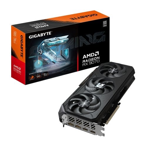 Відеокарта Gigabyte Radeon RX 9070 GAMING OC 16384MB (GV-R9070GAMING OC-16GD) купити з перевіркою сумісності: огляд, характеристики, ціна у Києві, Львові, Вінниці, Хмельницькому, Івано-Франківську, Україні | інтернет-магазин TELEMART.UA фото