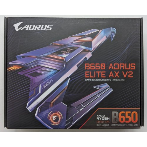 Купить Материнская плата Gigabyte B650 AORUS ELITE AX V2 (sAM5, AMD B650) (Восстановлено продавцом, 741241) с проверкой совместимости: обзор, характеристики, цена в Киеве, Днепре, Одессе, Харькове, Украине | интернет-магазин TELEMART.UA фото