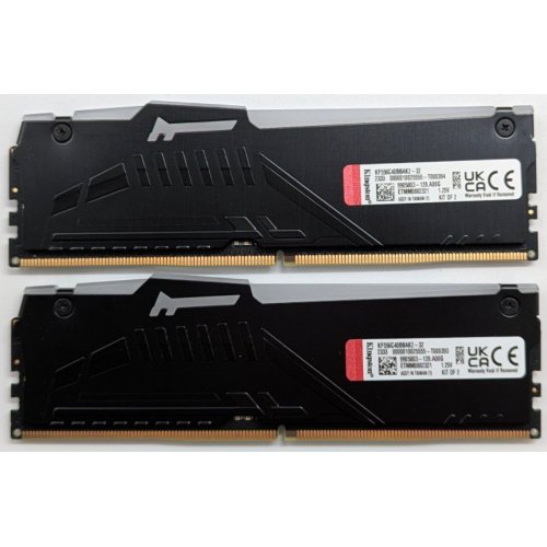 Купить Озу Kingston DDR5 32GB (2x16GB) 5600MHz FURY Beast RGB Black (KF556C40BBAK2-32) (Восстановлено продавцом, 741302) с проверкой совместимости: обзор, характеристики, цена в Киеве, Днепре, Одессе, Харькове, Украине | интернет-магазин TELEMART.UA фото