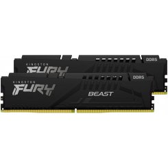 Уценка озу Kingston DDR5 32GB (2x16GB) 5200Mhz FURY Beast Black (KF552C40BBK2-32) (Витринный образец, 741322)