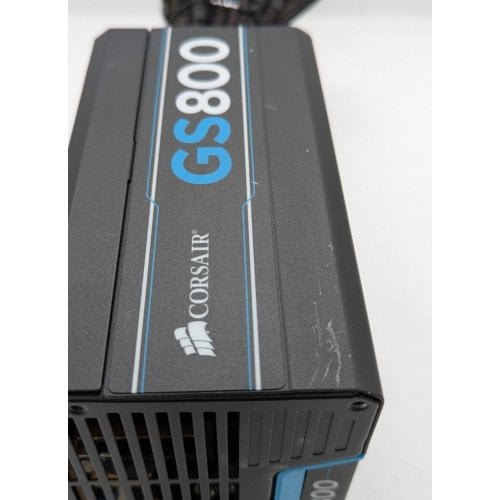 Блок живлення Corsair GS800 800W (CP-9020065-EU) (Відновлено продавцем, 741500) купити з перевіркою сумісності: огляд, характеристики, ціна у Києві, Львові, Вінниці, Хмельницькому, Івано-Франківську, Україні | інтернет-магазин TELEMART.UA фото