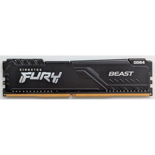 Озп Kingston DDR4 8GB 3200Mhz FURY Beast Black (KF432C16BB/8) (Відновлено продавцем, 741515) купити з перевіркою сумісності: огляд, характеристики, ціна у Києві, Львові, Вінниці, Хмельницькому, Івано-Франківську, Україні | інтернет-магазин TELEMART.UA фото