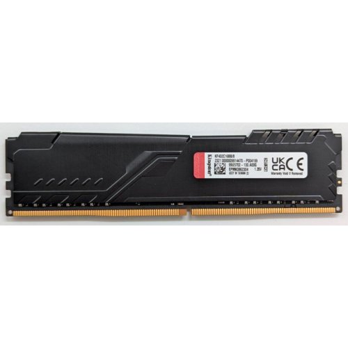 Озп Kingston DDR4 8GB 3200Mhz FURY Beast Black (KF432C16BB/8) (Відновлено продавцем, 741516) купити з перевіркою сумісності: огляд, характеристики, ціна у Києві, Львові, Вінниці, Хмельницькому, Івано-Франківську, Україні | інтернет-магазин TELEMART.UA фото