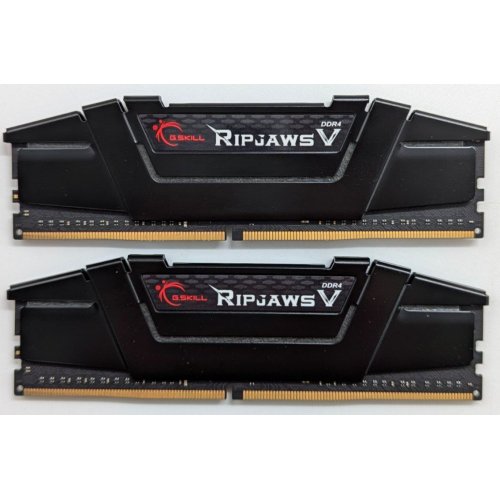 Озп G.Skill DDR4 16GB (2x8GB) 3200Mhz Ripjaws V (F4-3200C16D-16GVKB) (Відновлено продавцем, 741522) купити з перевіркою сумісності: огляд, характеристики, ціна у Києві, Львові, Вінниці, Хмельницькому, Івано-Франківську, Україні | інтернет-магазин TELEMART.UA фото