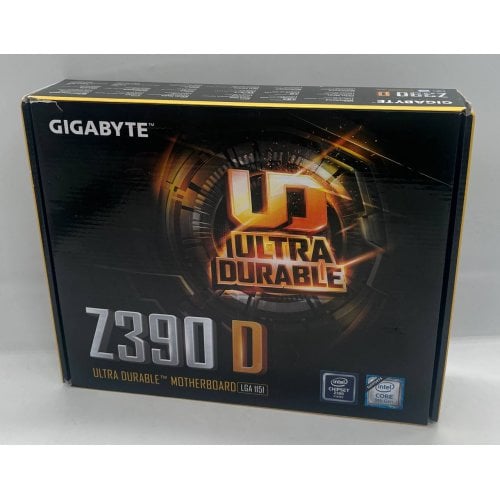 Купить Материнская плата Gigabyte Z390 D (s1151-V2, Intel Z390) (Восстановлено продавцом, 741751) с проверкой совместимости: обзор, характеристики, цена в Киеве, Днепре, Одессе, Харькове, Украине | интернет-магазин TELEMART.UA фото