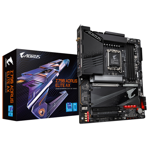 Материнська плата Gigabyte Z790 AORUS ELITE AX (s1700, Intel Z790) (Відновлено продавцем, 741840) купити з перевіркою сумісності: огляд, характеристики, ціна у Києві, Львові, Вінниці, Хмельницькому, Івано-Франківську, Україні | інтернет-магазин TELEMART.UA фото