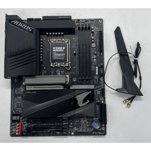 Материнська плата Gigabyte Z790 AORUS ELITE AX (s1700, Intel Z790) (Відновлено продавцем, 741840) купити з перевіркою сумісності: огляд, характеристики, ціна у Києві, Львові, Вінниці, Хмельницькому, Івано-Франківську, Україні | інтернет-магазин TELEMART.UA фото