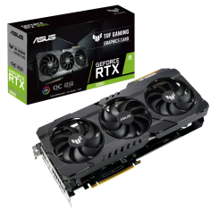 Видеокарта Asus TUF GeForce RTX 3060 Gaming OC 12288MB (TUF-RTX3060-O12G-V2-GAMING) (Восстановлено продавцом, 742129)
