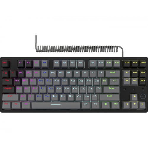 Купить Клавиатура Lorgar Azar 514TKL RGB Mechanical Linear Dream Switches (LRG-GK514TKL-BK-UA) Black - цена в Харькове, Киеве, Днепре, Одессе
в интернет-магазине Telemart фото