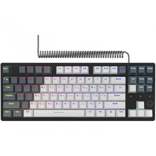 Купить Клавиатура Lorgar Azar 514TKL RGB Mechanical Linear Dream Switches (LRG-GK514TKL-WH-UA) White - цена в Харькове, Киеве, Днепре, Одессе
в интернет-магазине Telemart фото