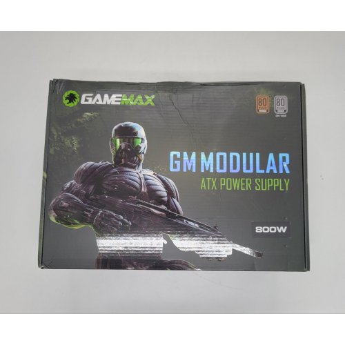 Купить Уценка блок питания GAMEMAX GM-800 800W (GM-800) (Повреждена упаковка, 742167) с проверкой совместимости: обзор, характеристики, цена в Киеве, Днепре, Одессе, Харькове, Украине | интернет-магазин TELEMART.UA фото