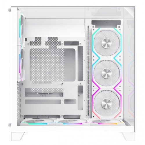 Корпус GAMEMAX Infinity Pro Tempered Glass без БЖ White купити з перевіркою сумісності: огляд, характеристики, ціна у Києві, Львові, Вінниці, Хмельницькому, Івано-Франківську, Україні | інтернет-магазин TELEMART.UA фото