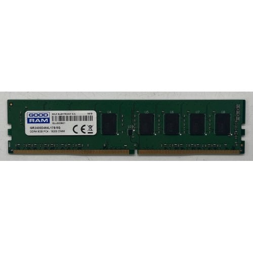 Озп GoodRAM DDR4 8GB 2400Mhz (GR2400D464L17S/8G) (Відновлено продавцем, 742274) купити з перевіркою сумісності: огляд, характеристики, ціна у Києві, Львові, Вінниці, Хмельницькому, Івано-Франківську, Україні | інтернет-магазин TELEMART.UA фото