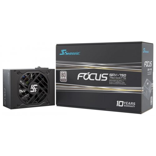 Блок живлення Seasonic Focus SPX 750W (FOCUS-SPX-750) купити з перевіркою сумісності: огляд, характеристики, ціна у Києві, Львові, Вінниці, Хмельницькому, Івано-Франківську, Україні | інтернет-магазин TELEMART.UA фото