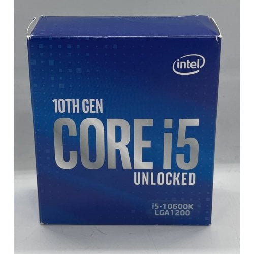 Купить Процессор Intel Core i5-10600K 4.1(4.8)GHz s1200 Box (BX8070110600K) (Восстановлено продавцом, 742295) с проверкой совместимости: обзор, характеристики, цена в Киеве, Днепре, Одессе, Харькове, Украине | интернет-магазин TELEMART.UA фото