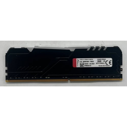 Озп HyperX DDR4 8GB 3000Mhz Fury RGB (HX430C15FB3A/8) (Відновлено продавцем, 742303) купити з перевіркою сумісності: огляд, характеристики, ціна у Києві, Львові, Вінниці, Хмельницькому, Івано-Франківську, Україні | інтернет-магазин TELEMART.UA фото