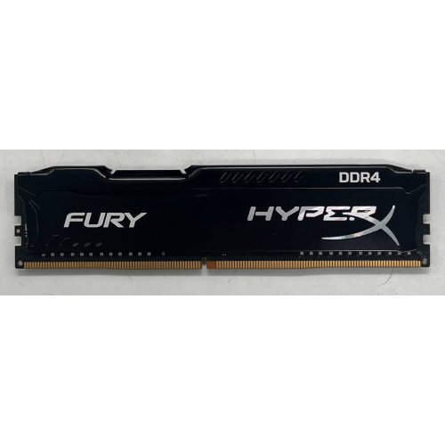 Озп HyperX DDR4 8GB 2666Mhz Fury Black (HX426C16FB2/8) (Відновлено продавцем, 742311) купити з перевіркою сумісності: огляд, характеристики, ціна у Києві, Львові, Вінниці, Хмельницькому, Івано-Франківську, Україні | інтернет-магазин TELEMART.UA фото