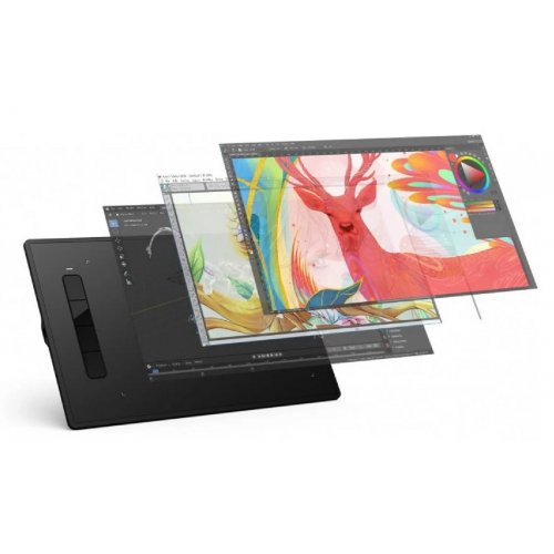Купить Графический планшет XP-Pen Star G960S Plus Black - цена в Харькове, Киеве, Днепре, Одессе
в интернет-магазине Telemart фото