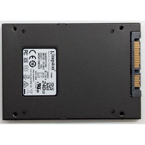 Ssd-диск Kingston SSDNow A400 TLC 240GB 2.5'' (SA400S37/240G) (Відновлено продавцем, 742606) купити з перевіркою сумісності: огляд, характеристики, ціна у Києві, Львові, Вінниці, Хмельницькому, Івано-Франківську, Україні | інтернет-магазин TELEMART.UA фото