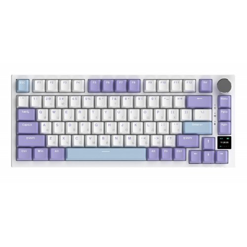 Купить Клавиатура Ajazz AK820 Pro RGB Flying Fish Switch Wireless With Screen (AK820PRO-FF-PWB) Purple - цена в Харькове, Киеве, Днепре, Одессе
в интернет-магазине Telemart фото