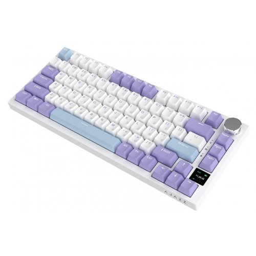 Купить Клавиатура Ajazz AK820 Pro RGB Flying Fish Switch Wireless With Screen (AK820PRO-FF-PWB) Purple - цена в Харькове, Киеве, Днепре, Одессе
в интернет-магазине Telemart фото