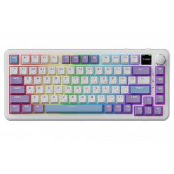 Клавіатура Ajazz AK820 MAX RGB Magnetic Switches Wireless With Screen (AK820MAX-M-PWB) Purple