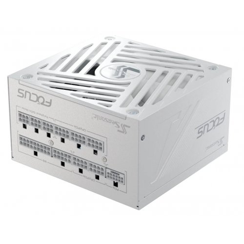 Блок живлення Seasonic Focus GX-850W V4 ATX 3.1 (FOCUS-GX-850-V4-WHITE) White купити з перевіркою сумісності: огляд, характеристики, ціна у Києві, Львові, Вінниці, Хмельницькому, Івано-Франківську, Україні | інтернет-магазин TELEMART.UA фото