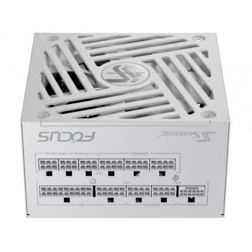 Купить Блок питания Seasonic Focus GX-850W V4 ATX 3.1 (FOCUS-GX-850-V4-WHITE) White с проверкой совместимости: обзор, характеристики, цена в Киеве, Днепре, Одессе, Харькове, Украине | интернет-магазин TELEMART.UA фото