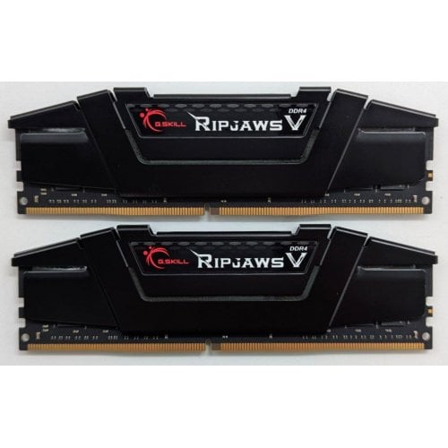 Купить Озу G.Skill DDR4 32GB (2x16GB) 3200Mhz Ripjaws V (F4-3200C16D-32GVK) (Восстановлено продавцом, 742761) с проверкой совместимости: обзор, характеристики, цена в Киеве, Днепре, Одессе, Харькове, Украине | интернет-магазин TELEMART.UA фото