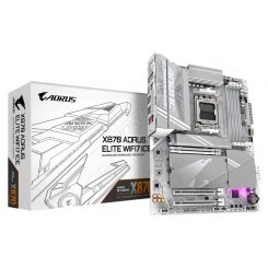 Уценка материнская плата Gigabyte X870 AORUS ELITE WIFI7 ICE (sAM5, AMD X870) (Следы установки, 742803)