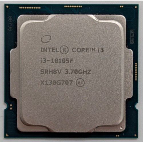 Купить Процессор Intel Core i3-10105F 3.7(4.4)GHz 6MB s1200 Tray (CM8070104291323) (Восстановлено продавцом, 742934) с проверкой совместимости: обзор, характеристики, цена в Киеве, Днепре, Одессе, Харькове, Украине | интернет-магазин TELEMART.UA фото