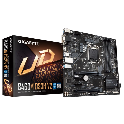 Купить Материнская плата Gigabyte B460M DS3H V2 (s1200, Intel B460) (Восстановлено продавцом, 742936) с проверкой совместимости: обзор, характеристики, цена в Киеве, Днепре, Одессе, Харькове, Украине | интернет-магазин TELEMART.UA фото