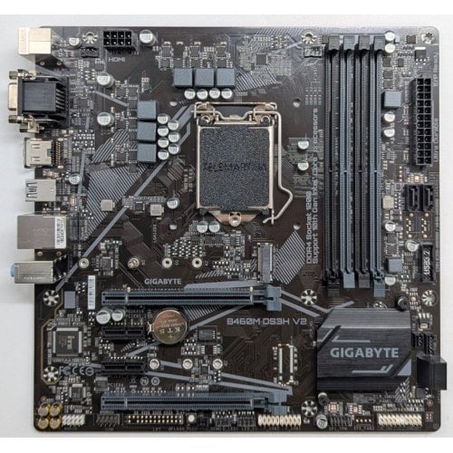 Купить Материнская плата Gigabyte B460M DS3H V2 (s1200, Intel B460) (Восстановлено продавцом, 742936) с проверкой совместимости: обзор, характеристики, цена в Киеве, Днепре, Одессе, Харькове, Украине | интернет-магазин TELEMART.UA фото