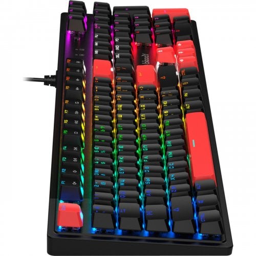 Купить Клавиатура A4Tech Bloody S510R RGB BLMS Switch Red Switch Fire Black - цена в Харькове, Киеве, Днепре, Одессе
в интернет-магазине Telemart фото