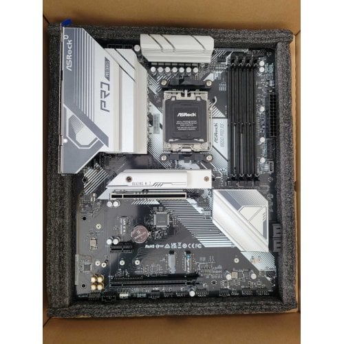 Купить Уценка материнская плата AsRock B650 Pro RS (sAM5, AMD B650) (Следы использования, 742978) с проверкой совместимости: обзор, характеристики, цена в Киеве, Днепре, Одессе, Харькове, Украине | интернет-магазин TELEMART.UA фото