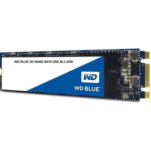 Photo SSD Drive Western Digital Blue 3D NAND TLC M.2 500GB (2280 SATA) (WDS500G2B0B)