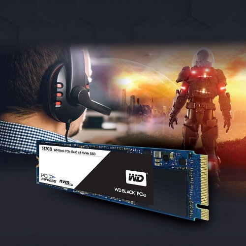 Продать SSD-диск Western Digital Black TLC 512GB M.2 (2280 PCI-E) NVMe x4 (WDS512G1X0C) по Trade-In интернет-магазине Телемарт - Киев, Днепр, Украина фото