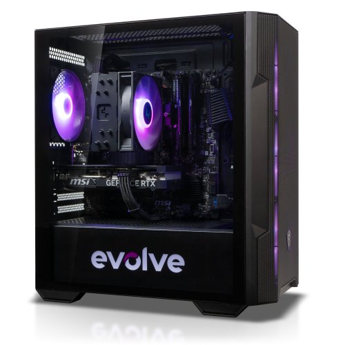 Купити Комп'ютер EVOLVE CyberPart Gold 8H (EVOP-G8HR840FN406-D532S1TBKSH) Black - ціна в Києві, Львові, Вінниці, Хмельницькому, Франківську, Україні | інтернет-магазин TELEMART.UA фото