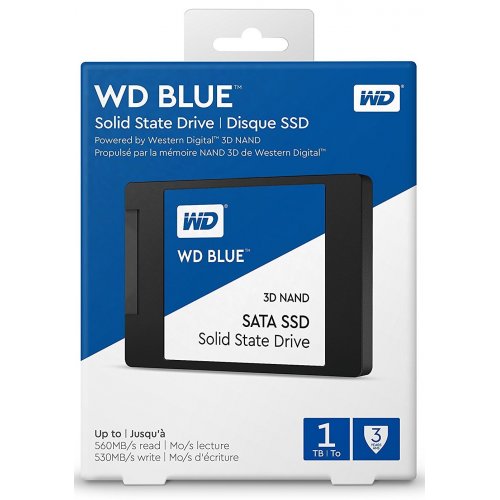 Продати SSD-диск Western Digital Blue 3D NAND TLC 1TB 2.5" (WDS100T2B0A) за Trade-In у інтернет-магазині Телемарт - Київ, Дніпро, Україна фото