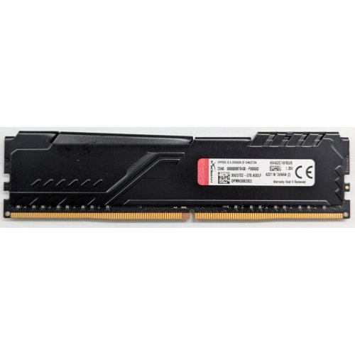 Купить Озу HyperX DDR4 8GB 3200Mhz Fury Black (HX432C16FB3/8) (Восстановлено продавцом, 743113) с проверкой совместимости: обзор, характеристики, цена в Киеве, Днепре, Одессе, Харькове, Украине | интернет-магазин TELEMART.UA фото