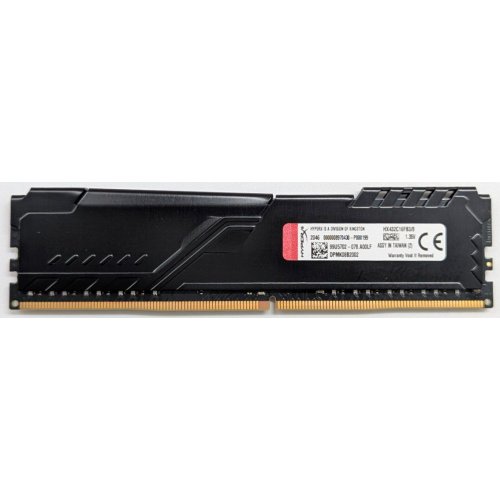 Озп HyperX DDR4 8GB 3200Mhz Fury Black (HX432C16FB3/8) (Відновлено продавцем, 743116) купити з перевіркою сумісності: огляд, характеристики, ціна у Києві, Львові, Вінниці, Хмельницькому, Івано-Франківську, Україні | інтернет-магазин TELEMART.UA фото