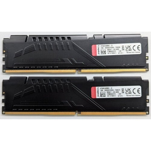 Купить Озу Kingston DDR5 32GB (2x16GB) 6000Mhz FURY Beast Black (KF560C40BBK2-32) (Восстановлено продавцом, 743121) с проверкой совместимости: обзор, характеристики, цена в Киеве, Днепре, Одессе, Харькове, Украине | интернет-магазин TELEMART.UA фото