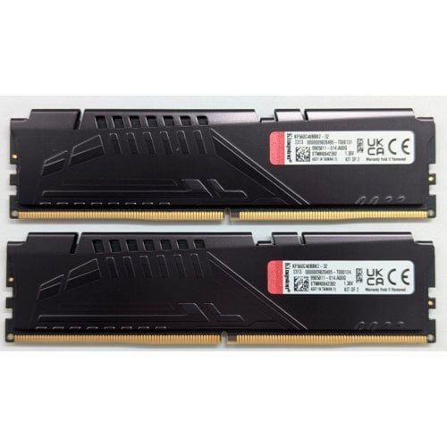 Купить Озу Kingston DDR5 32GB (2x16GB) 6000Mhz FURY Beast Black (KF560C40BBK2-32) (Восстановлено продавцом, 743123) с проверкой совместимости: обзор, характеристики, цена в Киеве, Днепре, Одессе, Харькове, Украине | интернет-магазин TELEMART.UA фото