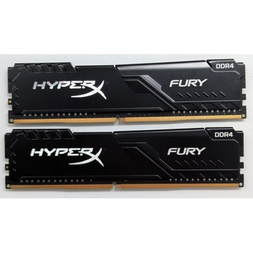 Купить Озу HyperX DDR4 16GB (2x8GB) 3200Mhz Fury Black (HX432C16FB3K2/16) (Восстановлено продавцом, 743126) с проверкой совместимости: обзор, характеристики, цена в Киеве, Днепре, Одессе, Харькове, Украине | интернет-магазин TELEMART.UA фото