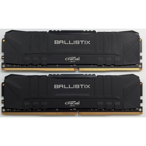 Озп Crucial DDR4 16GB (2x8GB) 3200Mhz Ballistix Black (BL2K8G32C16U4B) (Відновлено продавцем, 743154) купити з перевіркою сумісності: огляд, характеристики, ціна у Києві, Львові, Вінниці, Хмельницькому, Івано-Франківську, Україні | інтернет-магазин TELEMART.UA фото