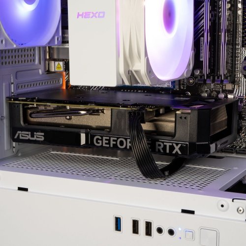 Купить ПК для стриминга HEXO JustCaster StarterStreamer Base (HSP-5600N4060-32S1TWH) White - цена в Харькове, Киеве, Днепре, Одессе
в интернет-магазине Telemart фото