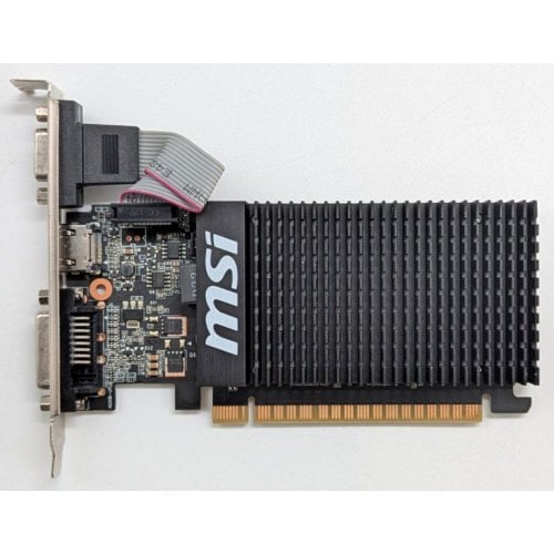 Відеокарта MSI GeForce GT 710 2048MB (GT 710 2GD3H LP) (Відновлено продавцем, 743325) купити з перевіркою сумісності: огляд, характеристики, ціна у Києві, Львові, Вінниці, Хмельницькому, Івано-Франківську, Україні | інтернет-магазин TELEMART.UA фото