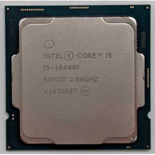 Процесор Intel Core i5-10400F 2.9(4.3)GHz 12MB s1200 Tray (CM8070104282719) (Відновлено продавцем, 743363) купити з перевіркою сумісності: огляд, характеристики, ціна у Києві, Львові, Вінниці, Хмельницькому, Івано-Франківську, Україні | інтернет-магазин TELEMART.UA фото