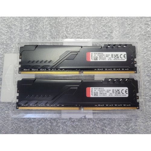 Уцінка озп Kingston DDR4 32GB (2x16GB) 3200Mhz FURY Beast Black (KF432C16BB1K2/32) (Вітринний зразок, 743384) купити з перевіркою сумісності: огляд, характеристики, ціна у Києві, Львові, Вінниці, Хмельницькому, Івано-Франківську, Україні | інтернет-магазин TELEMART.UA фото