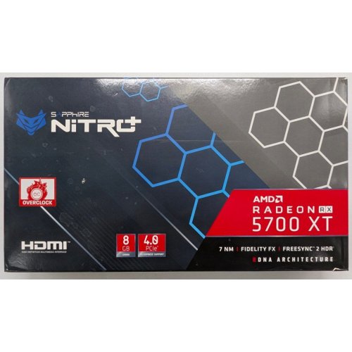 Купить Видеокарта Sapphire Radeon RX 5700 XT NITRO+ BE 8192MB (11293-10-40G) (Восстановлено продавцом, 743474) с проверкой совместимости: обзор, характеристики, цена в Киеве, Днепре, Одессе, Харькове, Украине | интернет-магазин TELEMART.UA фото